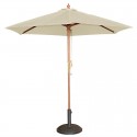 Bolero ronde parasol creme 2,5 meter