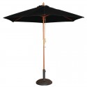 Bolero ronde parasol zwart 2,5 meter