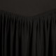 Combi tafelrok plissé zwart