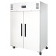 Polar 2-deurs vriezer wit 1200ltr