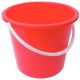 Jantex kunststof emmer 10ltr rood