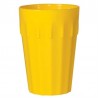 Olympia Kristallon polycarbonaat bekers 14,2cl geel