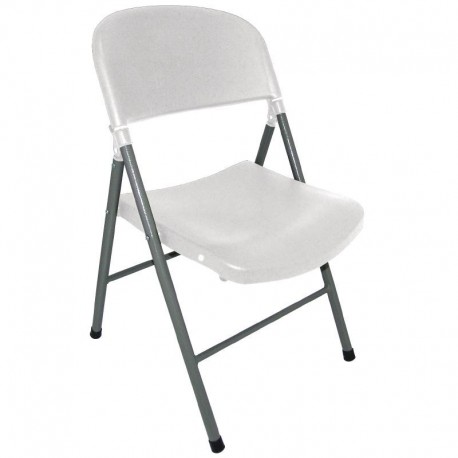 Bolero opklapbare stoelen wit (2 stuks)