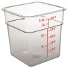 Hygiplas polycarbonaat voedseldoos vierkant 3,5L