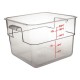 Hygiplas polycarbonaat voedseldoos vierkant 10L