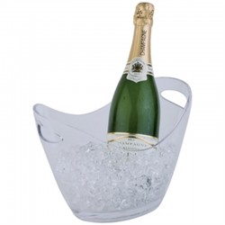 Acryl champagne bowl klein transparant