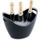 APS acryl champagne bowl groot zwart