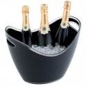 APS acryl champagne bowl groot zwart