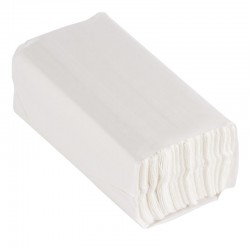 Jantex C-gevouwen handdoeken wit 24 pakken