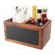 T&G Woodware tafelorganiser met krijtbord