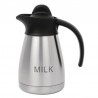 Olympia thermoskan met schroefdop en opschrift MILK 0,5L