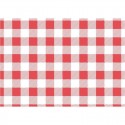 Rood Gingham vetvrij papier 25x25cm