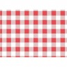 Rood Gingham vetvrij papier 19x31cm