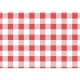 Rood Gingham vetvrij papier 31x38cm