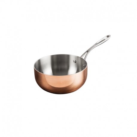 Vogue Triwall koperen sauteuse conisch 20cm