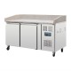 Polar pizza werkbank met marmeren blad 428ltr