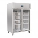 Polar G-serie Gastro 2-deurs koeling met glazen deuren 1200L
