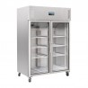 Polar G-serie Gastro 2-deurs koeling met glazen deuren 1200L