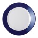 Kristallon Gala melamine bord met blauwe rand 26cm