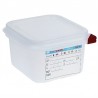 Araven GN 1/6 voedseldoos met deksel 1,7L