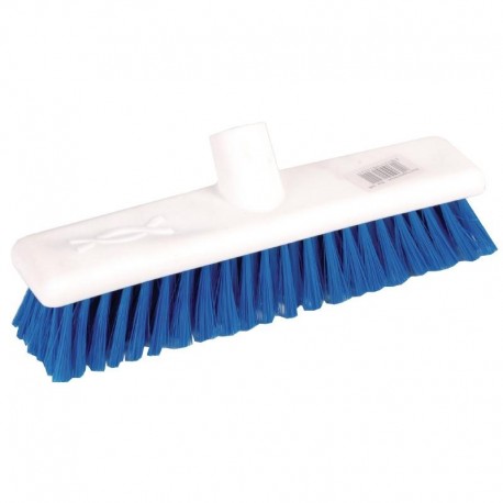Jantex zachte hygiënische bezem 30cm blauw