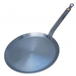 De Buyer Mineral B blauwstalen crêpepan 24cm