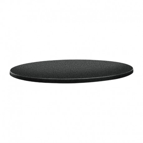 Topalit Classic Line rond tafelblad antraciet 70cm
