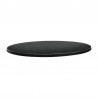 Topalit Classic Line rond tafelblad antraciet 70cm