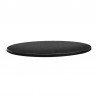 Topalit Classic Line rond tafelblad antraciet 80cm