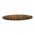 Topalit Classic Line rond tafelblad Atacama kersenhout 60cm