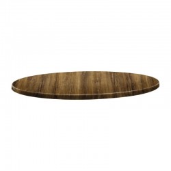 Topalit Classic Line rond tafelblad Atacama kersenhout 70cm