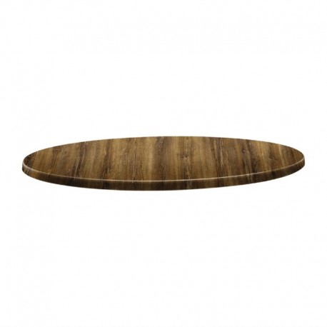 Topalit Classic Line rond tafelblad Atacama kersenhout 70cm