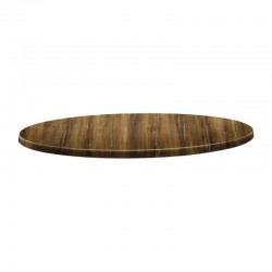 Topalit Classic Line rond tafelblad Atacama kersenhout 80cm