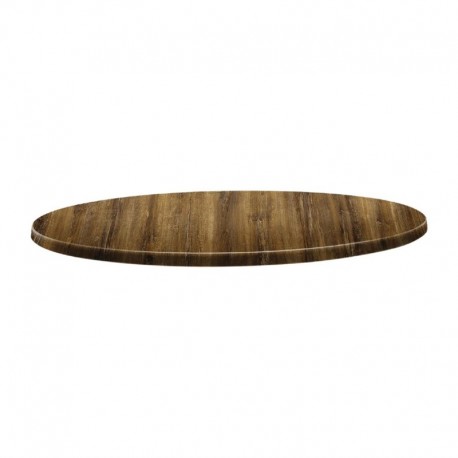 Topalit Classic Line rond tafelblad Atacama kersenhout 80cm