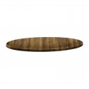 Topalit Classic Line rond tafelblad Atacama kersenhout 80cm