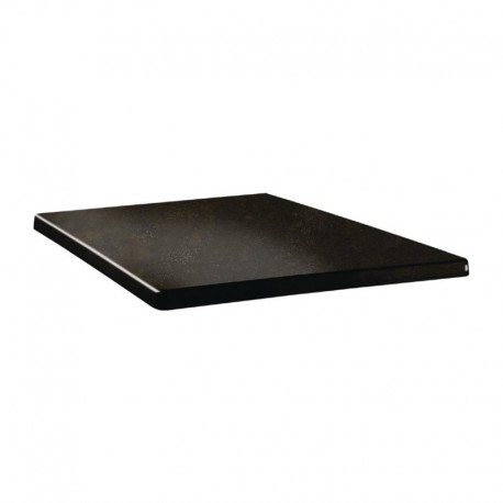 Topalit Classic Line vierkant tafelblad Cyprus metal 80cm