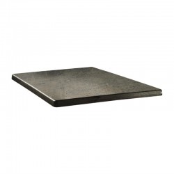Topalit Classic Line vierkant tafelblad beton 70cm
