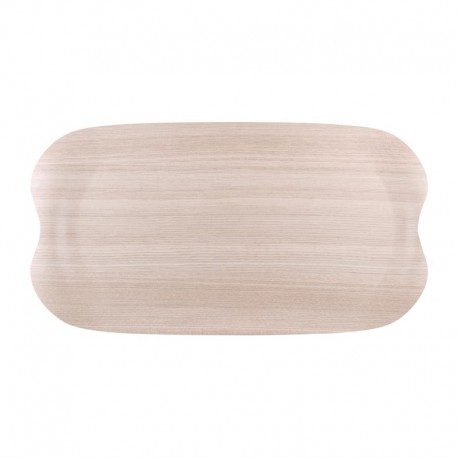 Roltex Wave dienblad licht houtnerf 43x23cm