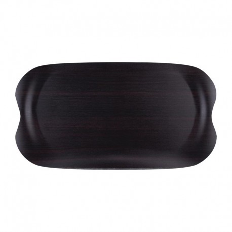 Roltex Wave dienblad donker houtnerf 43x23cm