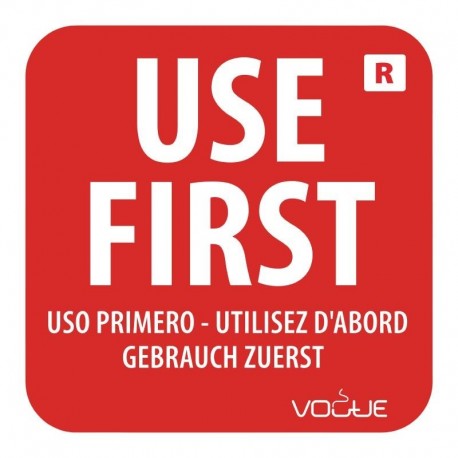 Vogue voedseletiketten 'Use First'