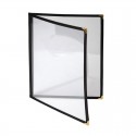 Olympia American Style menuhouder A4 zwart dubbel