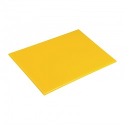 Hygiplas antibacteriële HDPE snijplank geel 455x305x12mm