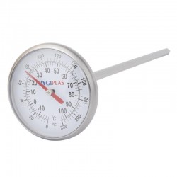 Hygiplas zakthermometer met wijzerplaat