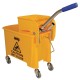 Jantex rolemmer met wringer geel 20ltr