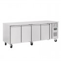 Polar U-serie 4-deurs koelwerkbank 449L