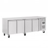 Polar U-serie 4-deurs koelwerkbank 449L