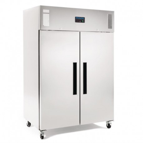 Polar 2-deurs vriezer RVS 1200ltr