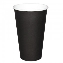 Fiesta Hot Cups enkelwandig zwart 48cl x50