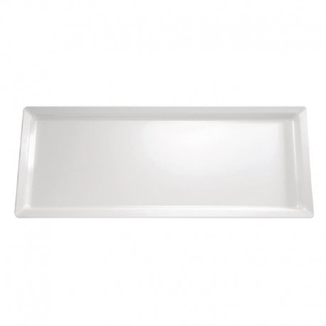 Pure melamine schaal wit rechthoekig