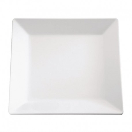 Pure vierkante melamine schaal wit 37x37cm